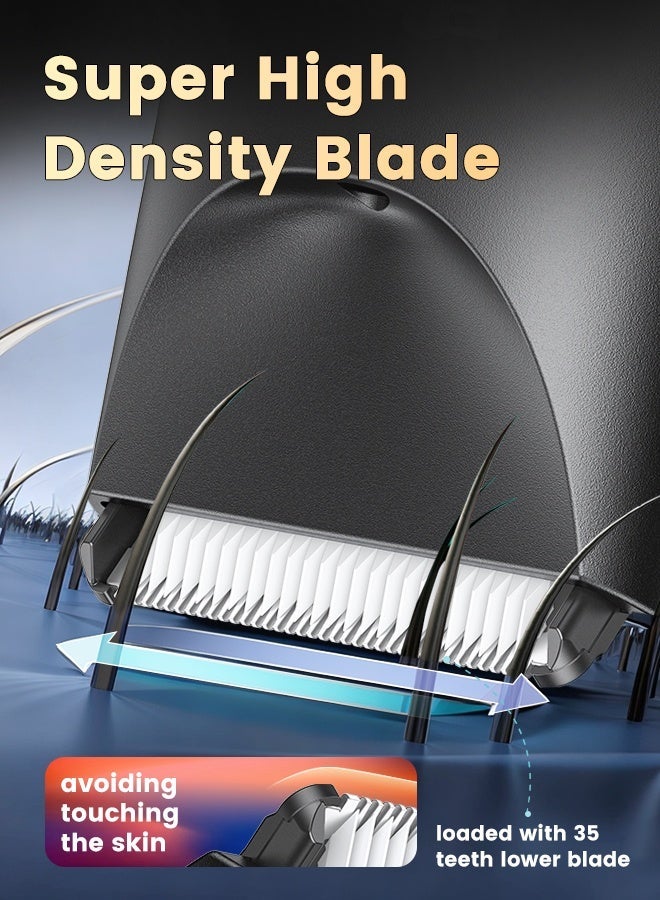 ENSSU Body Hair Trimmer for Men - Waterproof Meridian Groomer with LED Light, Ceramic Blades & 60min Runtime for Balls, Chest, Pubic Hair - Image 4